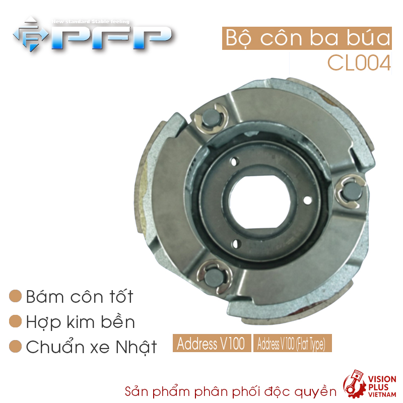 Bo con 3 bua xe Suzuki Address V100 front